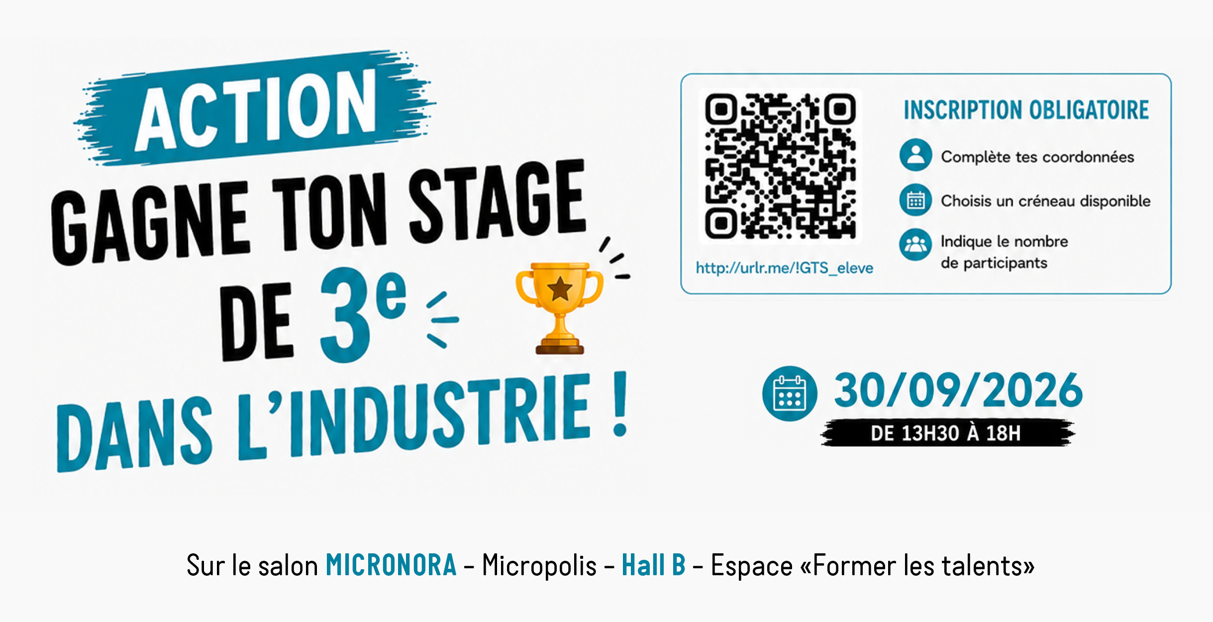 Pour gagner son stage de 3e dans l’industrie, rendez-vous à Micronora
