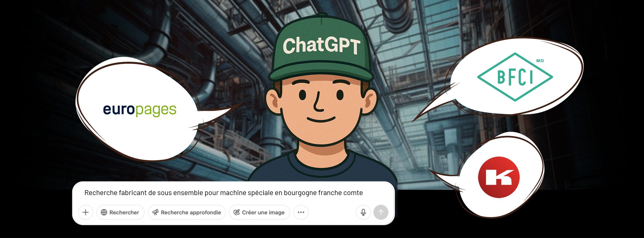 Le site Internet BFC Industries indexé par ChatGPT Search