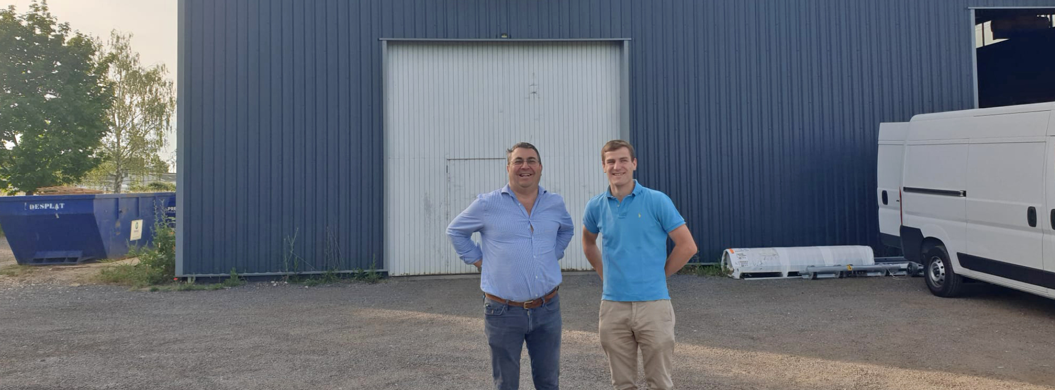 Denis Goubeault aux commandes de la Métallerie des Alouettes et de TSPC Colette
