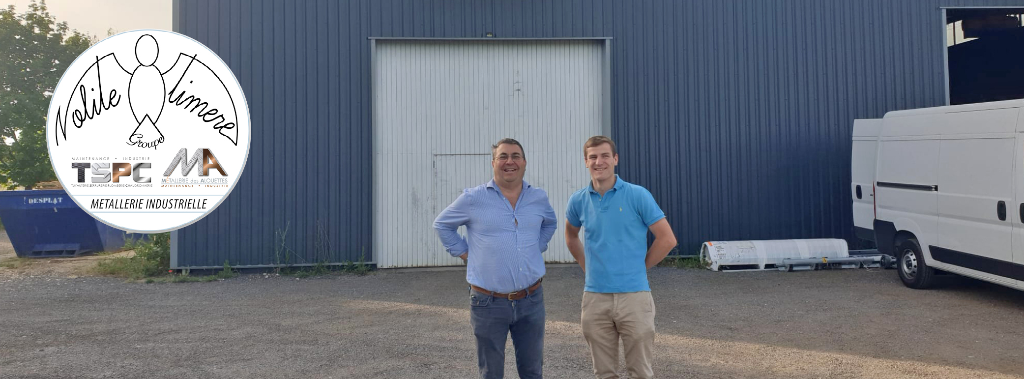 Denis Goubeault aux commandes de la Métallerie des Alouettes et de TSPC Colette