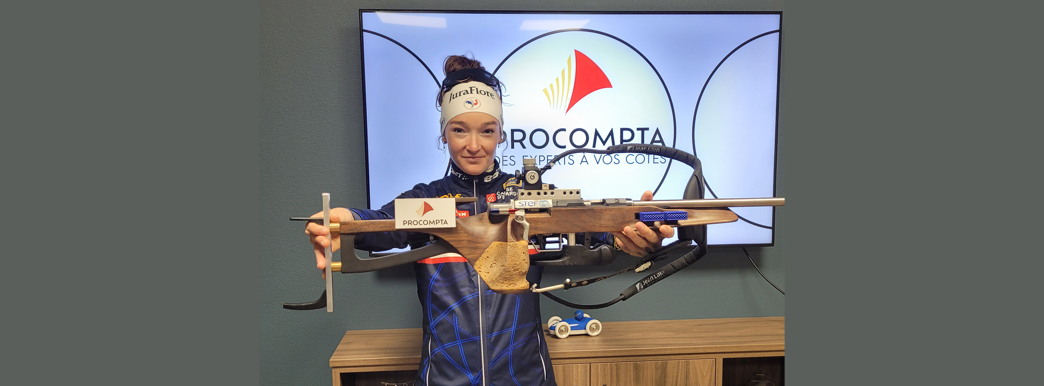 Procompta, partenaire historique de la meilleure biathlète mondiale