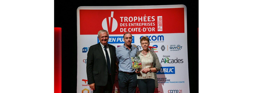 La sociéte Gravure Prost récompensée lors du Trophée des Entreprises