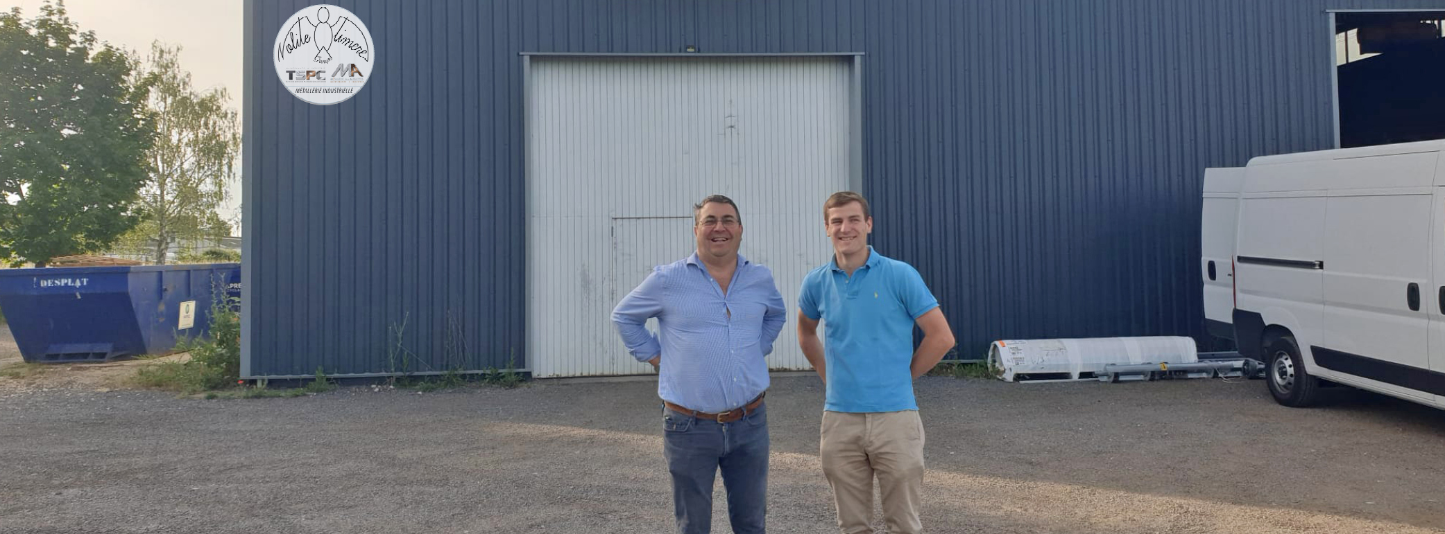 Denis Goubeault aux commandes de la Métallerie des Alouettes et de TSPC Colette