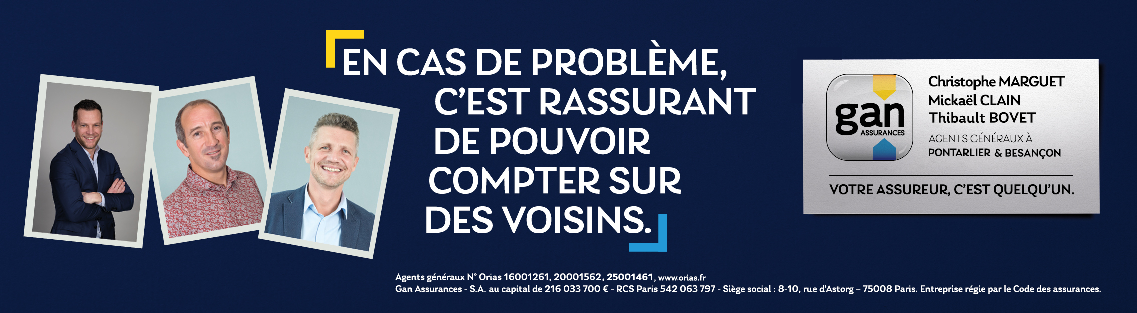 GAN ASSURANCES MARGUET - CLAIN - BOVET